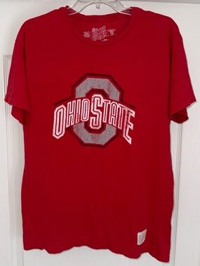 Original Retro Brand Ohio State Buckeyes Distressed Logo T-Shirt